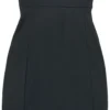 "Tamika Two Tone Wiggle Dress" Mittellanges Kleid Schwarz/weiß Von H&R London -Angebote Weib Zauber Store 520482a
