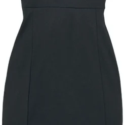 "Tamika Two Tone Wiggle Dress" Mittellanges Kleid Schwarz/weiß Von H&R London
