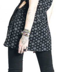 "Phat Kandi X Black Blood By Gothicana T-Shirt Kleid" Kurzes Kleid Schwarz Von Black Blood By Gothicana -Angebote Weib Zauber Store 520659wb