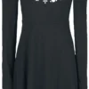 "Phat Kandi X Black Blood By Gothicana Kleid" Kurzes Kleid Schwarz Von Black Blood By Gothicana -Angebote Weib Zauber Store 520676a