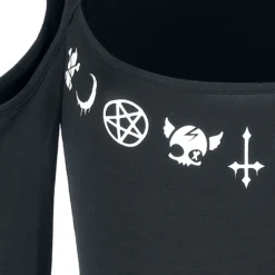 "Phat Kandi X Black Blood By Gothicana Kleid" Kurzes Kleid Schwarz Von Black Blood By Gothicana -Angebote Weib Zauber Store 520676d