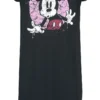 "Minni Maus" Langes Kleid Schwarz Von Mickey Mouse -Angebote Weib Zauber Store 520681a