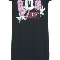 "Minni Maus" Langes Kleid Schwarz Von Mickey Mouse