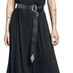 "V - Skyrim - Dragonborn" Langes Kleid Schwarz Von The Elder Scrolls -Angebote Weib Zauber Store 520962wa