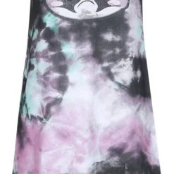 "Flower" Langes Kleid Multicolor Von Grumpy Cat