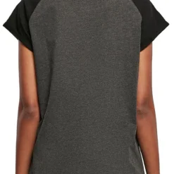 "Ladies Contrast Raglan Tee Dress" Kurzes Kleid Schwarz/grau Von Urban Classics 14 "Ladies Contrast Raglan Tee Dress" Kurzes Kleid Schwarz/grau Von Urban Classics -Angebote Weib Zauber Store 522099wb