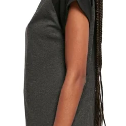 "Ladies Contrast Raglan Tee Dress" Kurzes Kleid Schwarz/grau Von Urban Classics 15 "Ladies Contrast Raglan Tee Dress" Kurzes Kleid Schwarz/grau Von Urban Classics -Angebote Weib Zauber Store 522099wc
