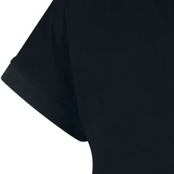 "Ladies Organic Empire Valance Tee Dress" Kurzes Kleid Schwarz Von Urban Classics -Angebote Weib Zauber Store 522128d2