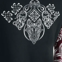 "Kapuzenkleid Mit Keltischen Ornamenten" Kurzes Kleid Schwarz Von Black Premium By EMP -Angebote Weib Zauber Store 525857d