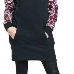 "Kapuzenkleid Mit Keltischen Ornamenten" Kurzes Kleid Schwarz Von Black Premium By EMP -Angebote Weib Zauber Store 525857wa