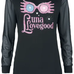 "Luna Lovegood" Mittellanges Kleid Schwarz Von Harry Potter