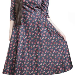 "Isabella Dress" Mittellanges Kleid Multicolor Von Timeless London -Angebote Weib Zauber Store 527279wa