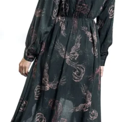 "Phönix" Mittellanges Kleid Allover Von Harry Potter -Angebote Weib Zauber Store 527870wb