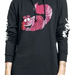 "All Mad" Mittellanges Kleid Schwarz Von Alice Im Wunderland -Angebote Weib Zauber Store 528943wa