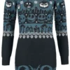 "Scary" Mittellanges Kleid Multicolor Von The Nightmare Before Christmas -Angebote Weib Zauber Store 529494a