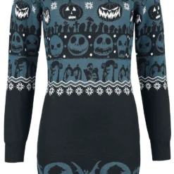 "Scary" Mittellanges Kleid Multicolor Von The Nightmare Before Christmas