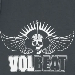 "Amplified Collection - Skull Wings" Kurzes Kleid Charcoal Von Volbeat -Angebote Weib Zauber Store 529574d