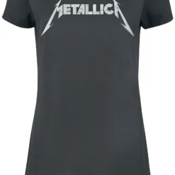 "Amplified Collection - Logo" Kurzes Kleid Charcoal Von Metallica
