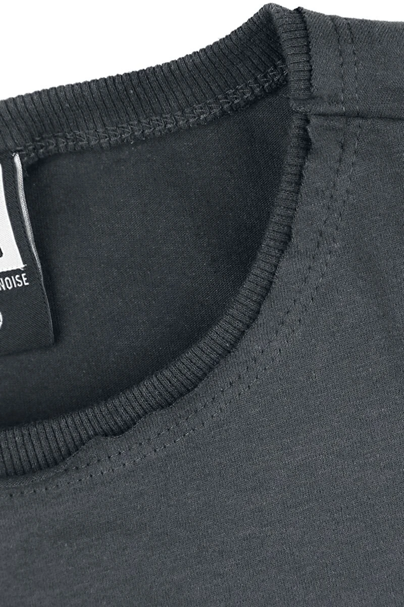 "Amplified Collection - Logo" Kurzes Kleid Charcoal Von Metallica 4 "Amplified Collection - Logo" Kurzes Kleid Charcoal Von Metallica – Bild 2