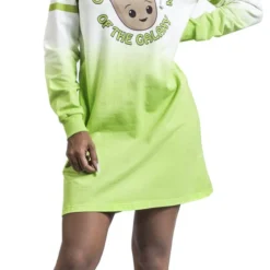"Cute Groot" Mittellanges Kleid Multicolor Von Guardians Of The Galaxy -Angebote Weib Zauber Store 530764wa