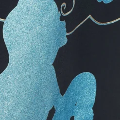 "Gold & Glitter" Mittellanges Kleid Schwarz Von Arielle, Die Meerjungfrau -Angebote Weib Zauber Store 532274d