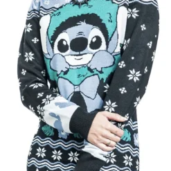 "Stitch" Mittellanges Kleid Multicolor Von Lilo & Stitch -Angebote Weib Zauber Store 533101wa