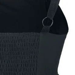 "Kleid Mit Kariertem Zipfelrock" Langes Kleid Schwarz/grau Von Rock Rebel By EMP -Angebote Weib Zauber Store 534179d2