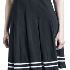 "Oldschool Kleid Mit Rosenprint" Kurzes Kleid Schwarz Von Rock Rebel By EMP -Angebote Weib Zauber Store 534774wa