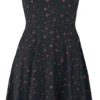 "Kleid Mit Sternen Alloverprint" Kurzes Kleid Schwarz/rot Von RED By EMP 1 "Kleid Mit Sternen Alloverprint" Kurzes Kleid Schwarz/rot Von RED By EMP -Angebote Weib Zauber Store 534821a