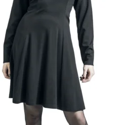 "Kleid Mit Netzausschnitt Am Dekolleté" Kurzes Kleid Schwarz Von Gothicana By EMP -Angebote Weib Zauber Store 534953wa