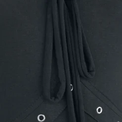 "Kleid Mit Schnürung" Mittellanges Kleid Schwarz Von Gothicana By EMP -Angebote Weib Zauber Store 534954d