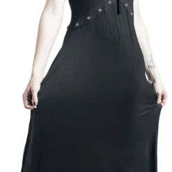 "Kleid Mit Schnürung" Mittellanges Kleid Schwarz Von Gothicana By EMP -Angebote Weib Zauber Store 534954wa