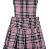 "Faye Pinafore" Kurzes Kleid Grau/rosa Von Heartless -Angebote Weib Zauber Store 537676a