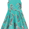 "Girls Sandra Floral Swing Dress" Kleid Blau Von H&R London -Angebote Weib Zauber Store 537989a
