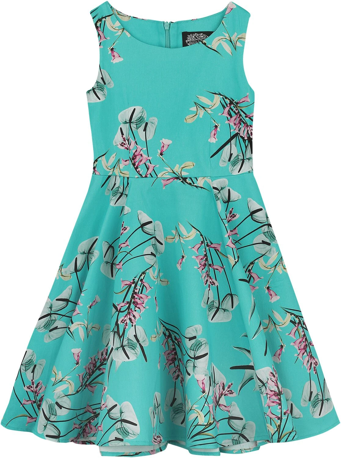 "Girls Sandra Floral Swing Dress" Kleid Blau Von H&R London
