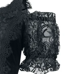 "Gothic Dress" Kurzes Kleid Schwarz Von Sinister Gothic -Angebote Weib Zauber Store 538315d