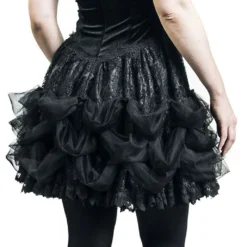 "Gothic Dress" Kurzes Kleid Schwarz Von Sinister Gothic -Angebote Weib Zauber Store 538315wb