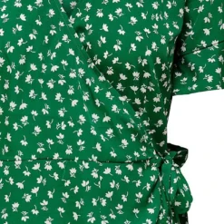 "ONLOLIVIA S/S WRAP DRESS WVN NOOS" Mittellanges Kleid Grün Von Only -Angebote Weib Zauber Store 538621d
