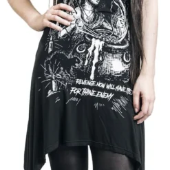 "Modern Witch Dress" Kurzes Kleid Schwarz/weiß Von Jawbreaker -Angebote Weib Zauber Store 538990wa