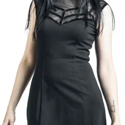 "Spiderweb Dress" Kurzes Kleid Schwarz Von Jawbreaker -Angebote Weib Zauber Store 538995wa
