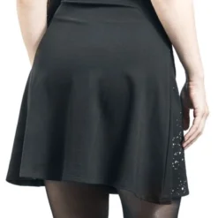 "Summer Solstice Skater Dress" Kurzes Kleid Schwarz/weiß Von Jawbreaker -Angebote Weib Zauber Store 539000wb