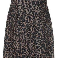 "Leopard Midi Dress" Mittellanges Kleid Braun/schwarz Von Jawbreaker -Angebote Weib Zauber Store 539038b
