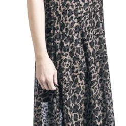 "Leopard Midi Dress" Mittellanges Kleid Braun/schwarz Von Jawbreaker -Angebote Weib Zauber Store 539038wa