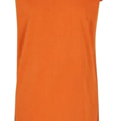 "Ladies Turtle Extended Shoulder Dress" Kurzes Kleid Orange Von Urban Classics