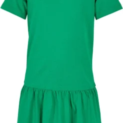 "Girl Valance Tee Dress" Kleid Grün Von Urban Classics
