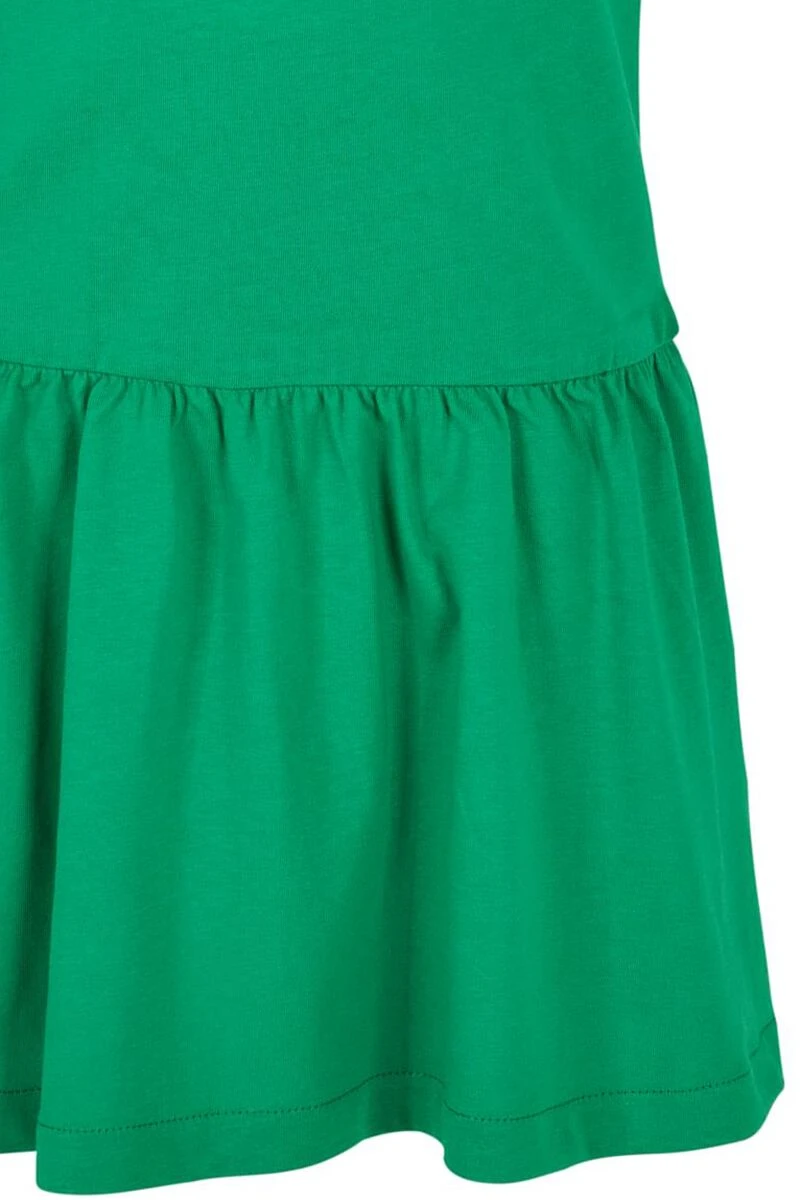"Girl Valance Tee Dress" Kleid Grün Von Urban Classics 5 "Girl Valance Tee Dress" Kleid Grün Von Urban Classics – Bild 3