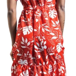 "Midi Shirt Dress With Drawcord Waist" Mittellanges Kleid Rot/weiß Von QED London 11 "Midi Shirt Dress With Drawcord Waist" Mittellanges Kleid Rot/weiß Von QED London -Angebote Weib Zauber Store 541609wb