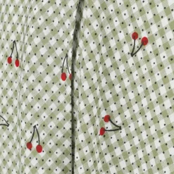 "Day Of Love Cherry Dress" Mittellanges Kleid Grün/weiß Von Banned Retro -Angebote Weib Zauber Store 541617d