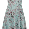 "Flower Scent Fit & Flare Dress" Mittellanges Kleid Multicolor Von Banned Retro -Angebote Weib Zauber Store 541637a