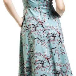 "Flower Scent Fit & Flare Dress" Mittellanges Kleid Multicolor Von Banned Retro -Angebote Weib Zauber Store 541637wb